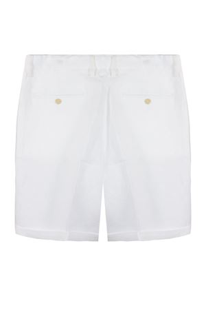 White linen Bermuda shorts 120% LINO | 33AL2M29RH000G436700431